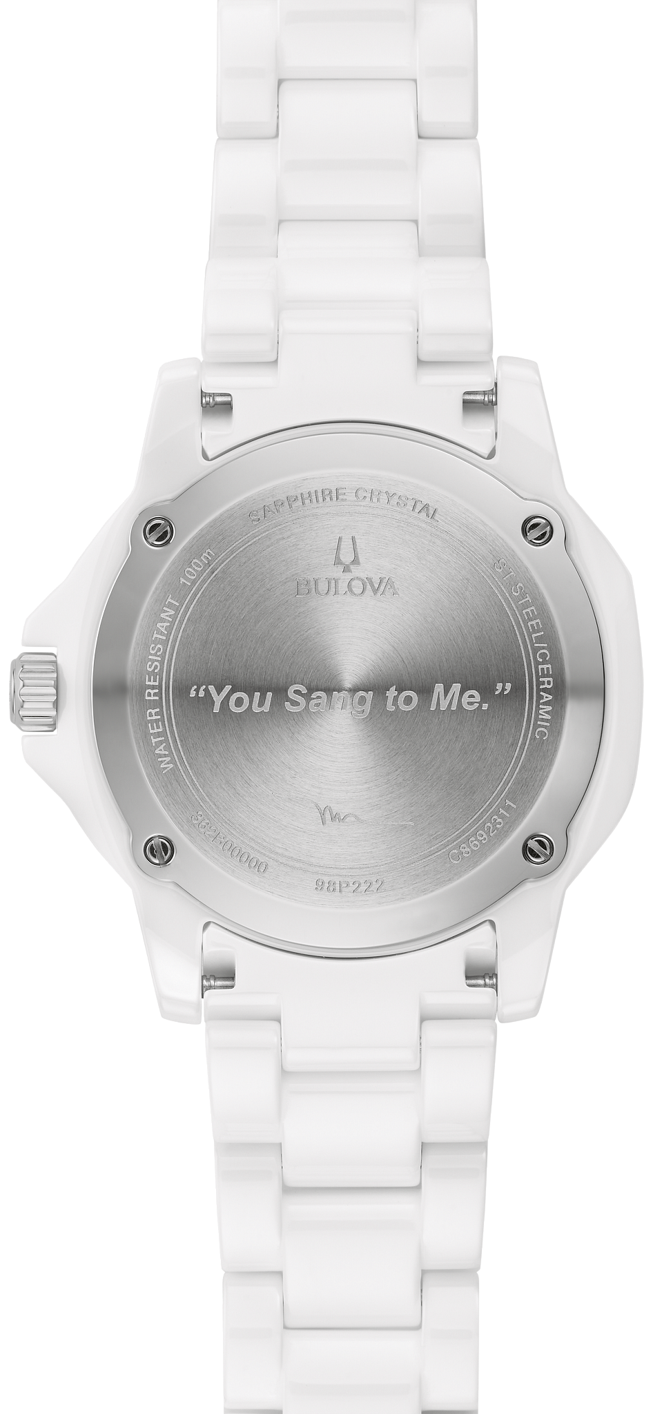 White Dial Ceramic Bracelet Marine Star 98P222 | Bulova